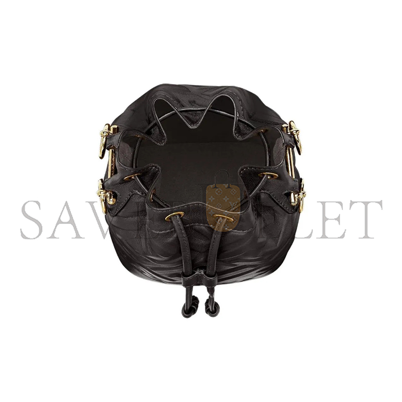 FENDI MON TRESOR LEATHER BLACK 8BS093ANWTF0KUR (18*14*12cm)
